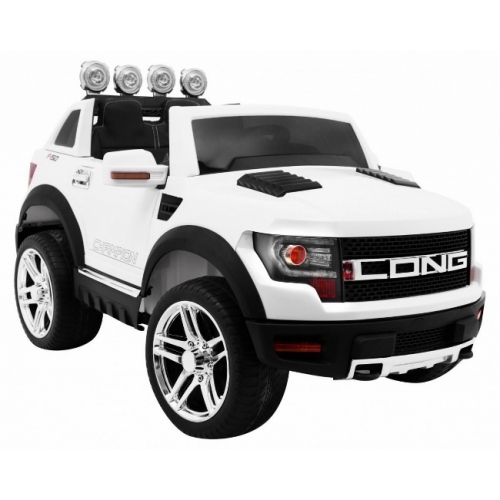 Auto na akumulator  JEEP LONG RANGER   Biały  BBH-1388